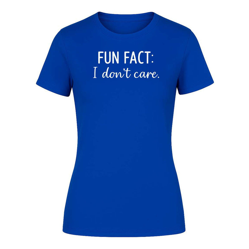Playera "Fun Fact I Don't Care" - Dama