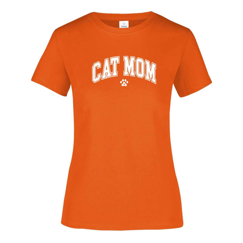 Playera "Cat Mom" Frase - Dama