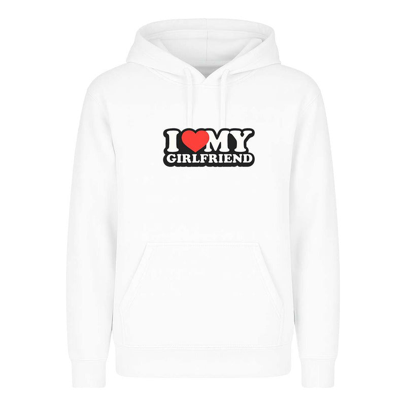 Sudadera I Love My Girlfriend Amor Pareja Regalo Infantil