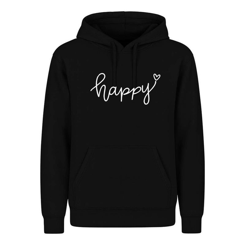 Sudadera Happy Frase Positiva Good Vibes Regalo Unisex