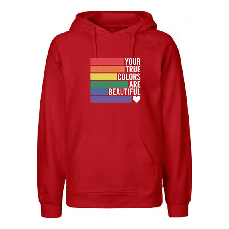 Sudadera Arcoíris Lgbt Orgullo Frase Tus Verdaderos Colores