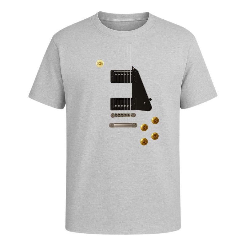 Playera "Guitarra Eléctrica" Rock Metal - Hombre