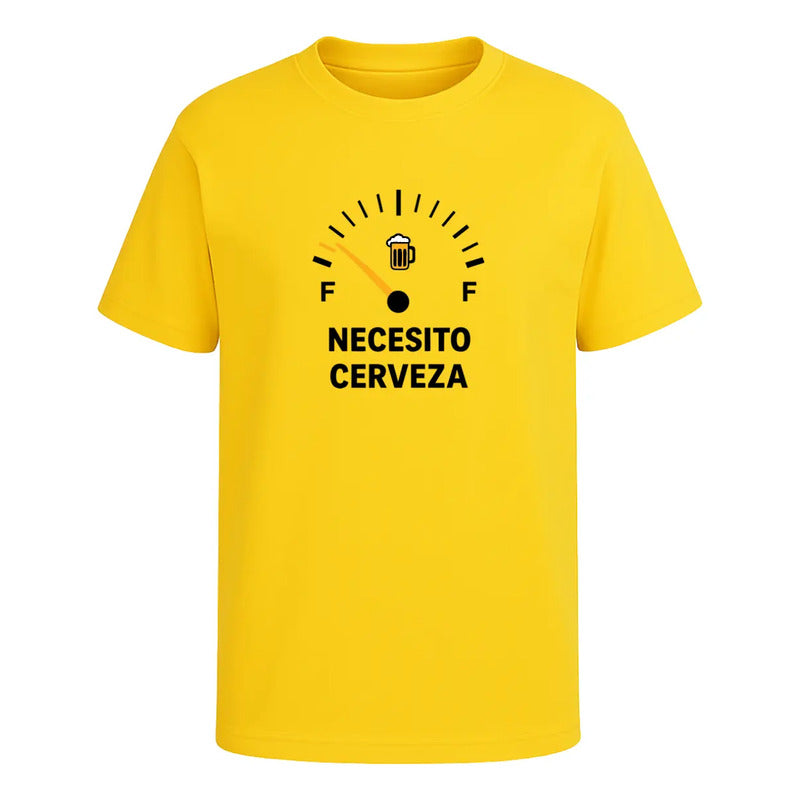 Playera Necesito Cerveza Chistosa De Hombre Para Cerveceros