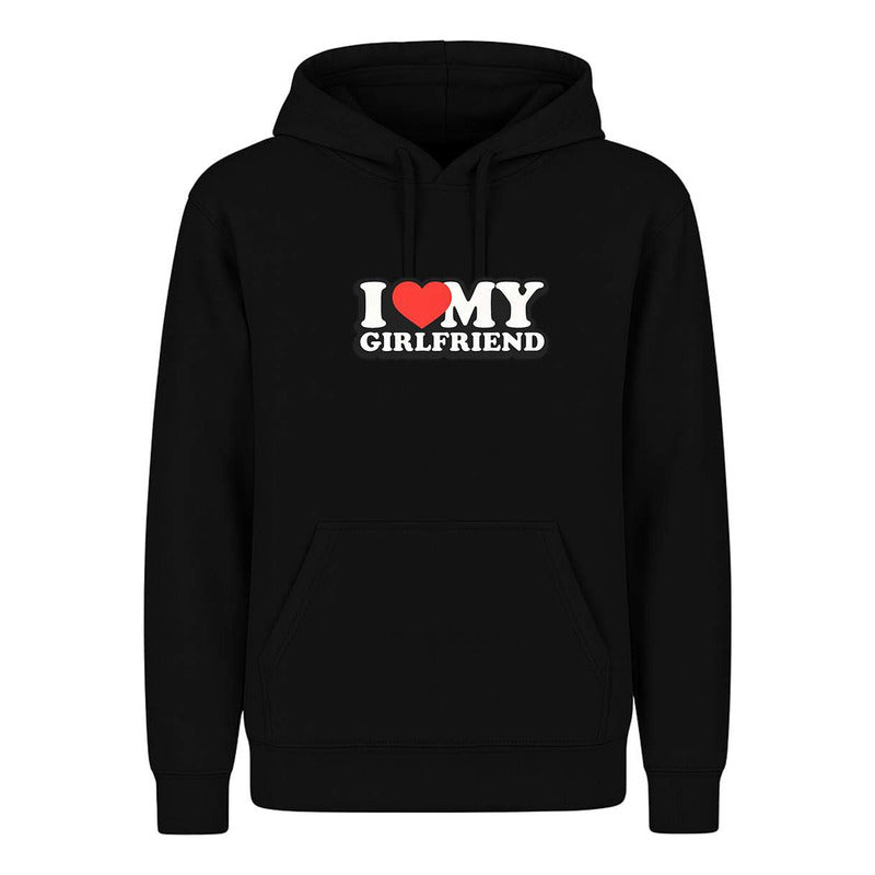 Sudadera I Love My Girlfriend Amor Pareja Regalo Infantil