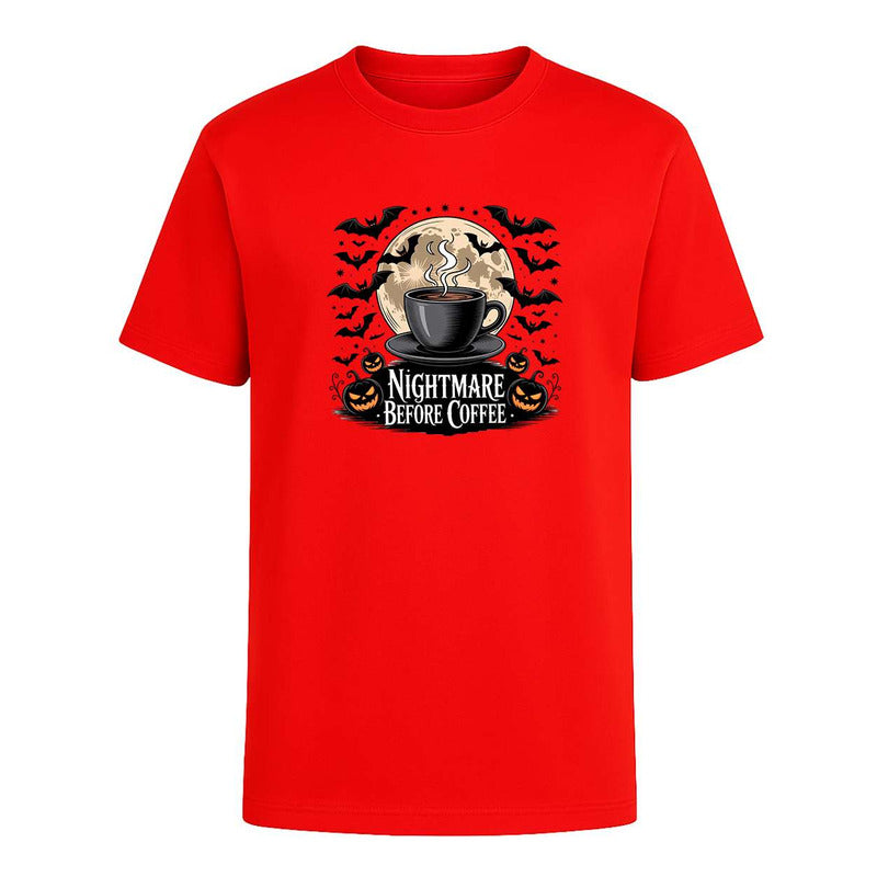 Playera Nightmare Before Coffee Unisex Halloween Jack Café