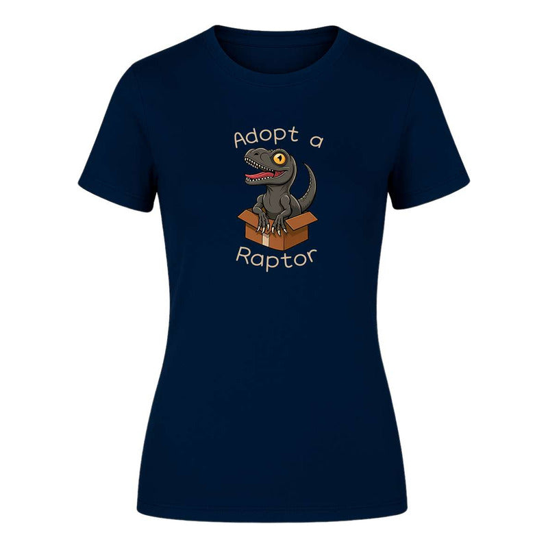 Playera "Adopt A Raptor" Dinosaurios - Dama
