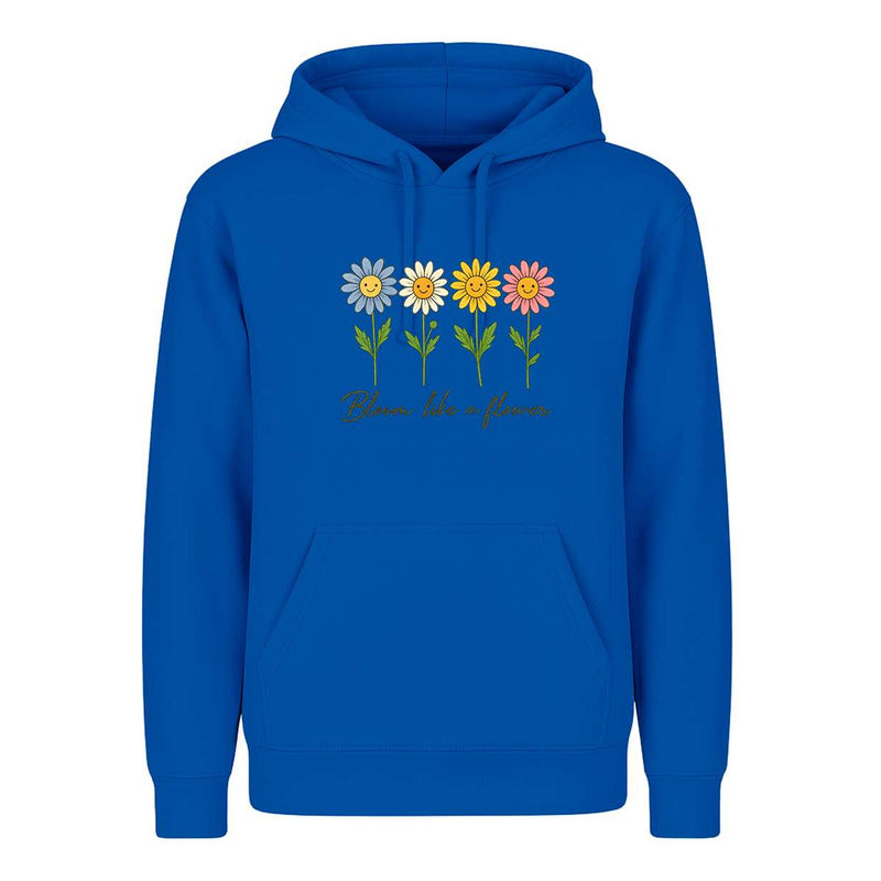 Sudadera Bloom Like A Flower Floral Frase Regalo Infantil
