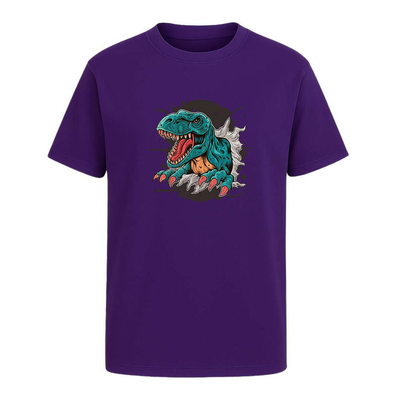 Playera "T-rex Rasgando Pared" - Infantil