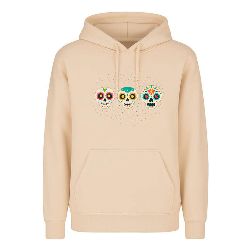 Sudadera Calaveras Coloridas Día De Muertos Arte Mexicano
