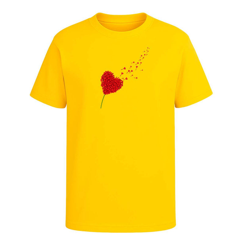 Playera "Corazón Flor de Pétalos" - Infantil