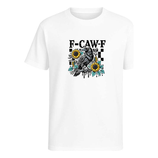 Playera F-caw-f Cuervo Humor Negro Broma Divertida Unisex