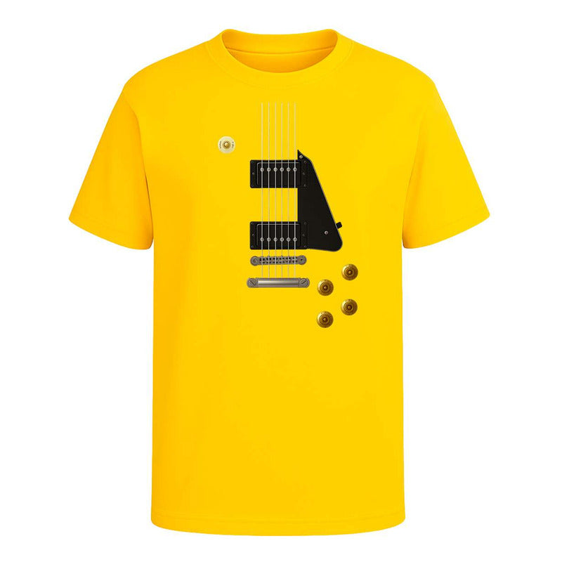 Playera "Guitarra Eléctrica" Rock Metal - Hombre