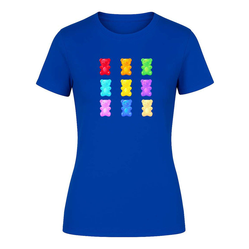 Playera "Ositos de Gomita" Multicolor - Dama