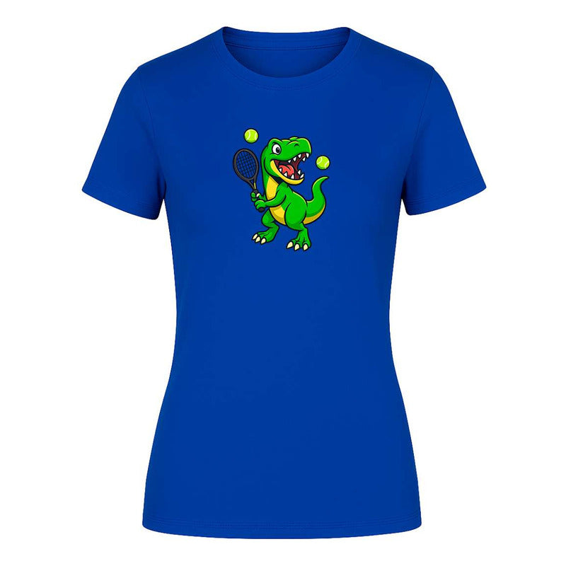 Playera "Dinosaurio Tenista" T-Rex - Dama