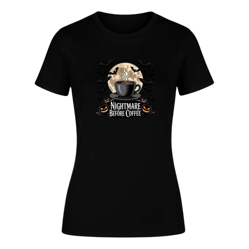 Playera "Nightmare Before Coffee" - Dama