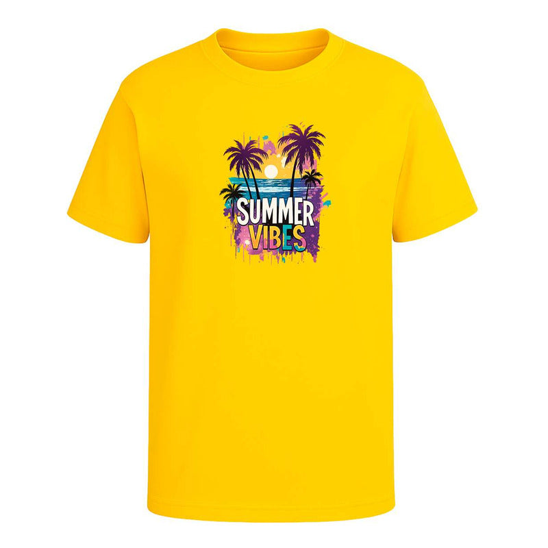 Playera Summer Vibes Playa Sol Arena Vacaciones Unisex