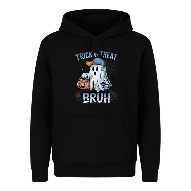 Sudadera Halloween Trick Or Treat Bruh Infantil Fantasma