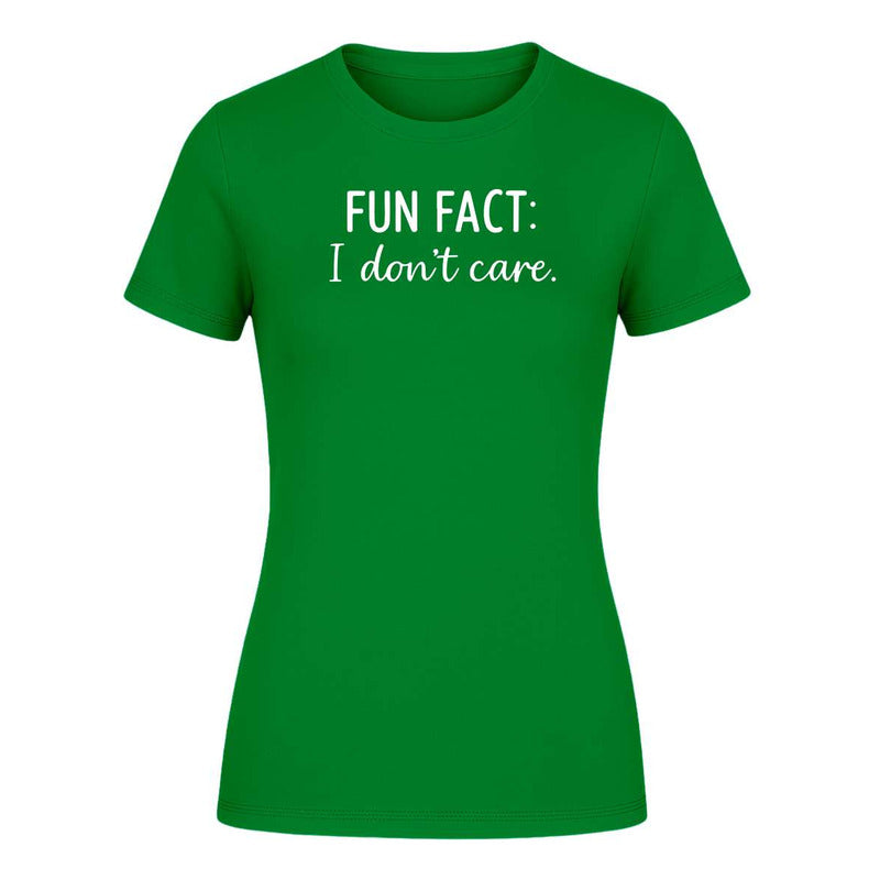 Playera "Fun Fact I Don't Care" - Dama