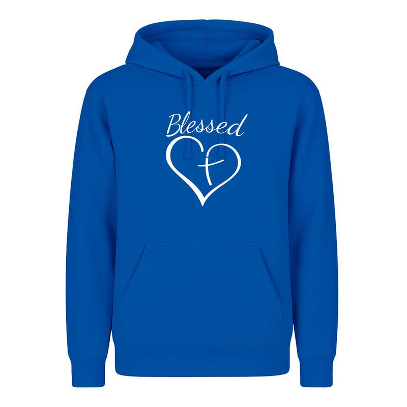 Sudadera Blessed Corazón Con Cruz Fe Y Devoción Infantil