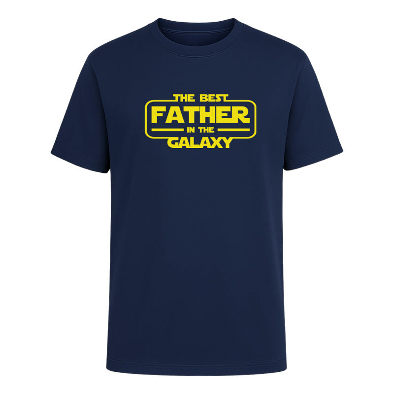 Playera Para Papá Mejor Padre De La Galaxia Regalo Sci-fi