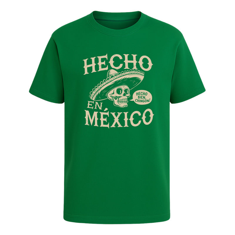 Playera Hecho En México Calavera - Infantil