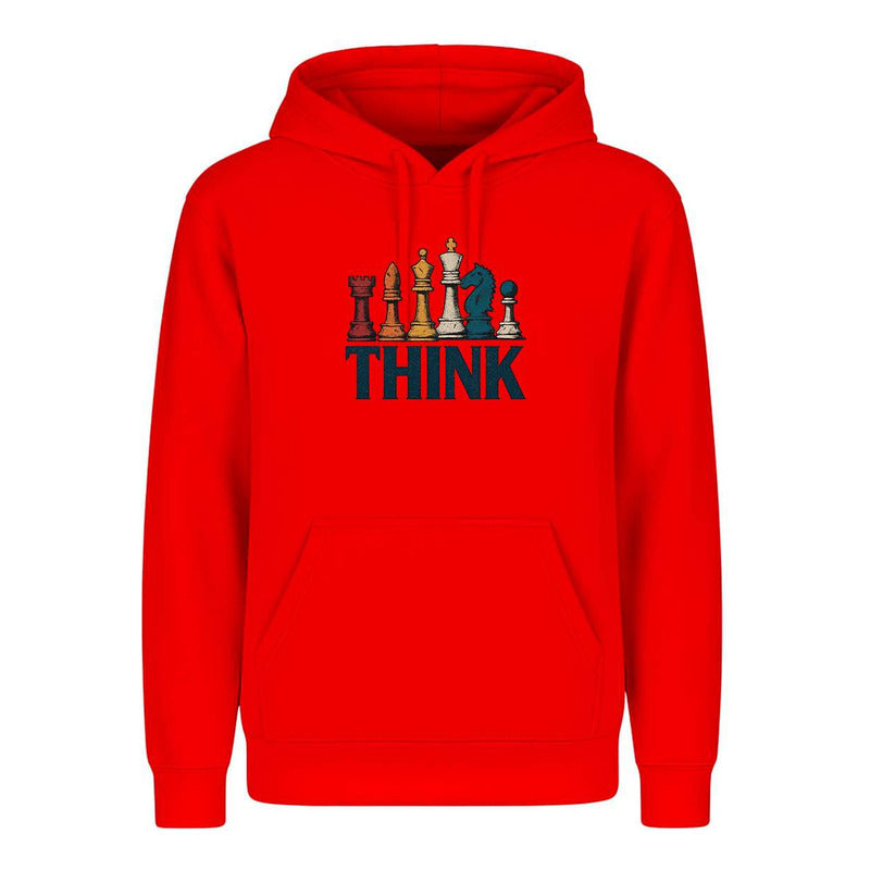 Sudadera Think Ajedrez Frase Estrategia Fans Regalo Infantil