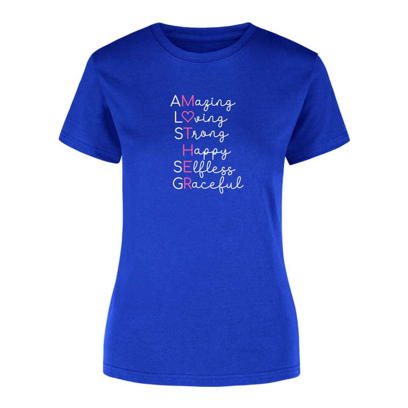 Playera "Mother" Acróstico Inspirador - Dama