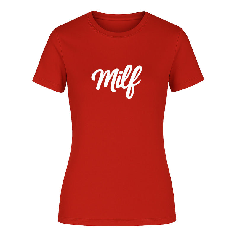 Playera "Milf" Diseño Minimalista - Dama