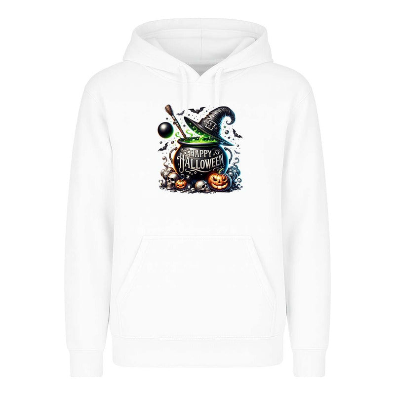 Sudadera Happy Halloween Caldero Bruja Calabaza Infantil