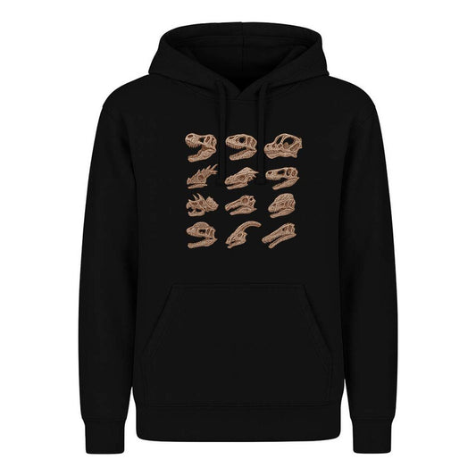 Sudadera Cráneos De Dinosaurio Fósiles Museo Ciencia Unisex