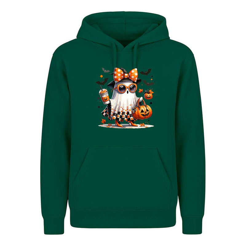 Sudadera Fantasma Fashion Con Calabaza Halloween Divertida