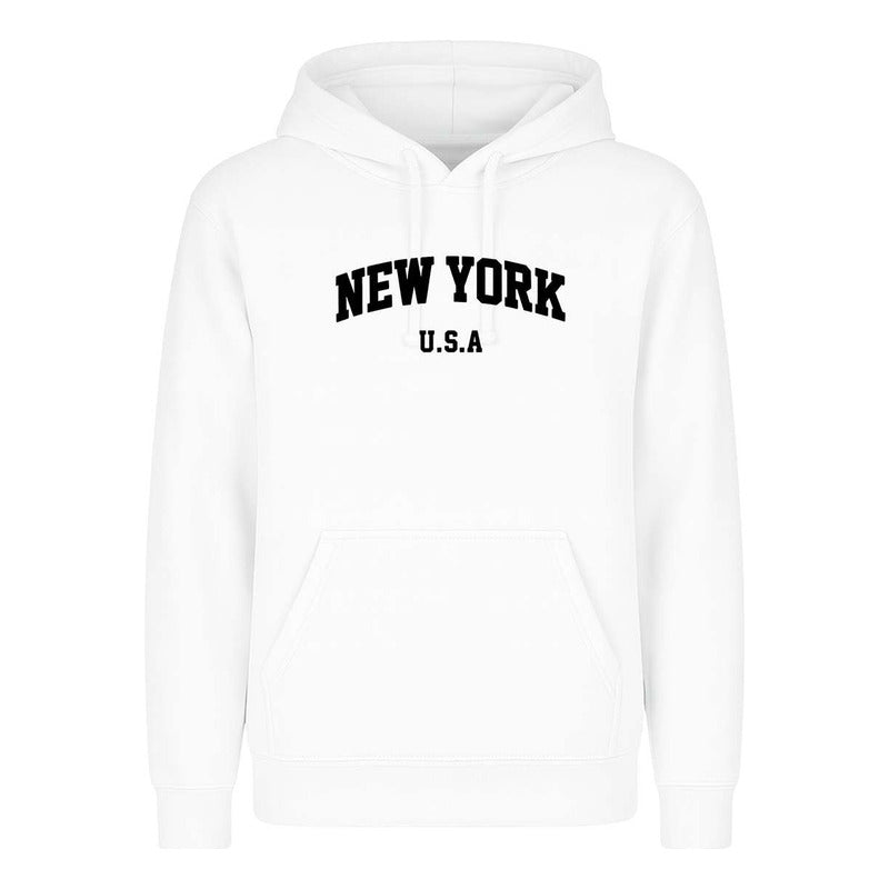 Sudadera New York Usa Tipo College Regalo Fans Infantil