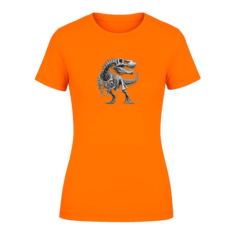 Playera "Esqueleto T-Rex" Fósil - Dama