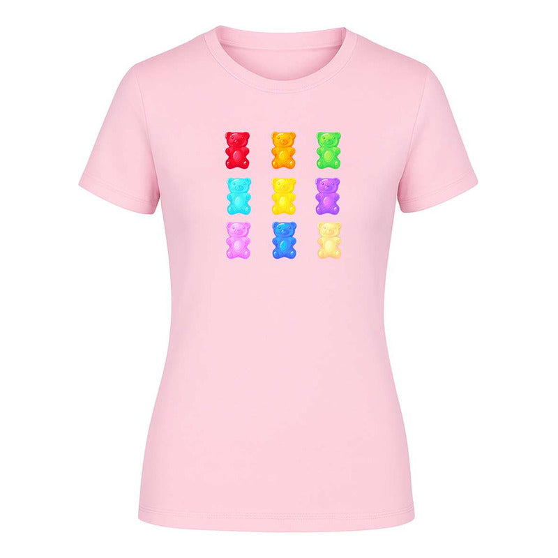 Playera "Ositos de Gomita" Multicolor - Dama