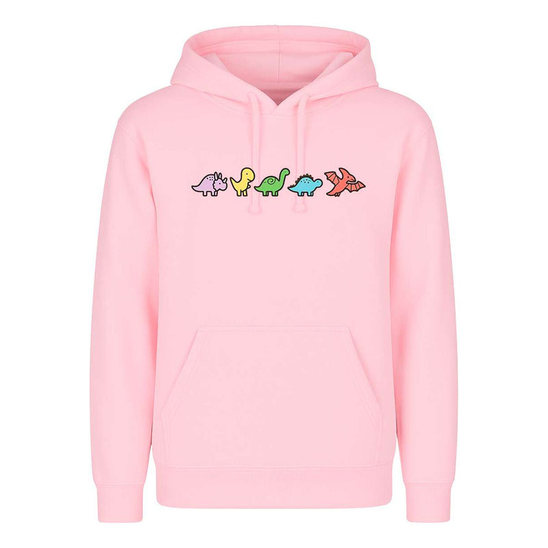 Sudadera Dinosaurios Kawaii Divertida Minimalista Unisex