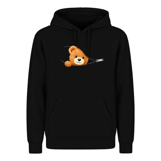 Sudadera Osito En Cierre Kawaii Tierno Divertida Unisex