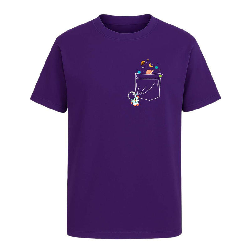 Playera "Astronauta en Bolsillo" Falso - Infantil