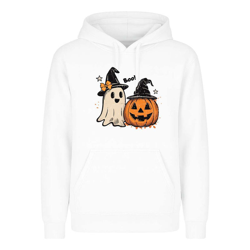 Sudadera Fantasma Y Calabaza Boo Halloween Divertida Fiesta