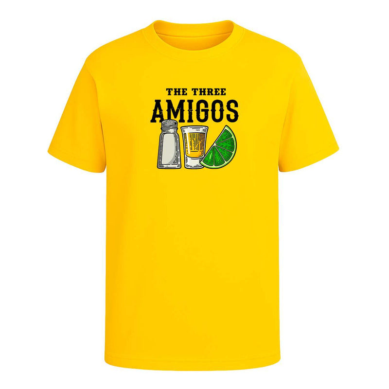 Playera The Three Amigos Tequila Sal Y Limón Fiesta Infantil