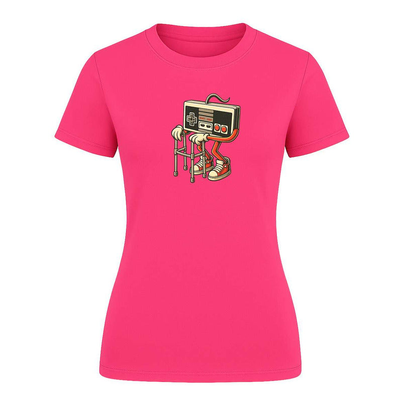 Playera "Gamer Vintage" Control Clásico - Dama