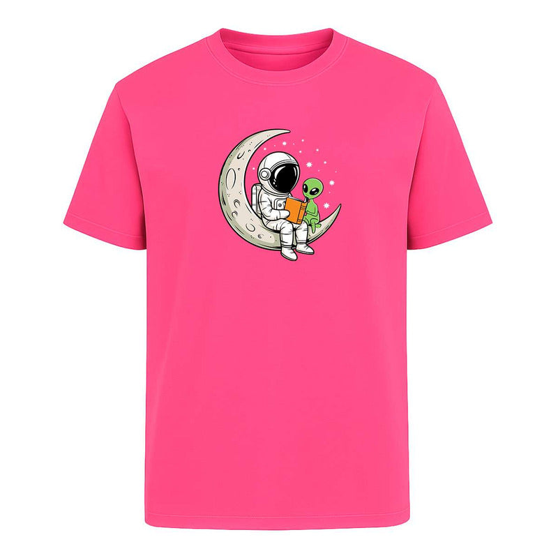Playera "Astronauta y Alien" Lectura Kawaii - Infantil