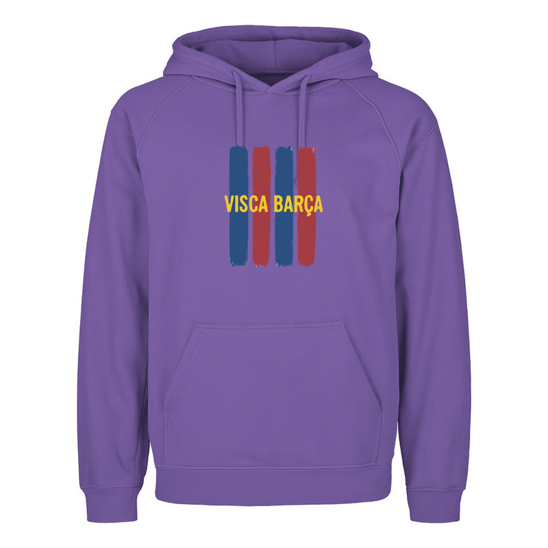 Sudadera Visca Barça Unisex Diseño Afición Azulgrana Futbol