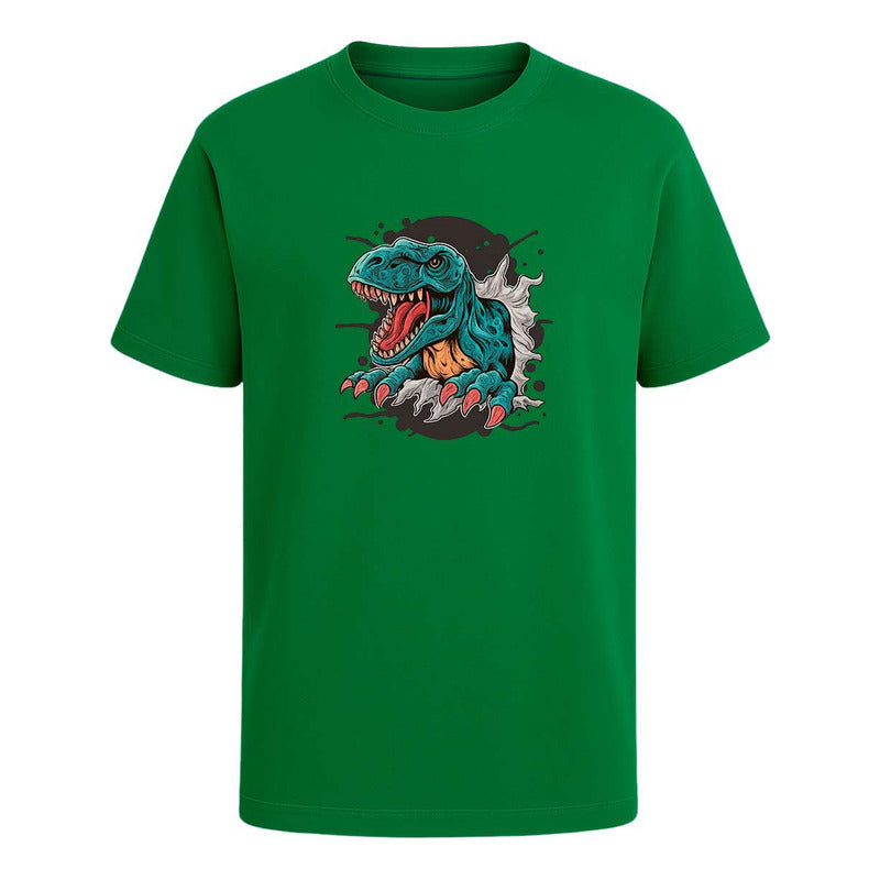 Playera "T-rex Rasgando Pared" - Infantil
