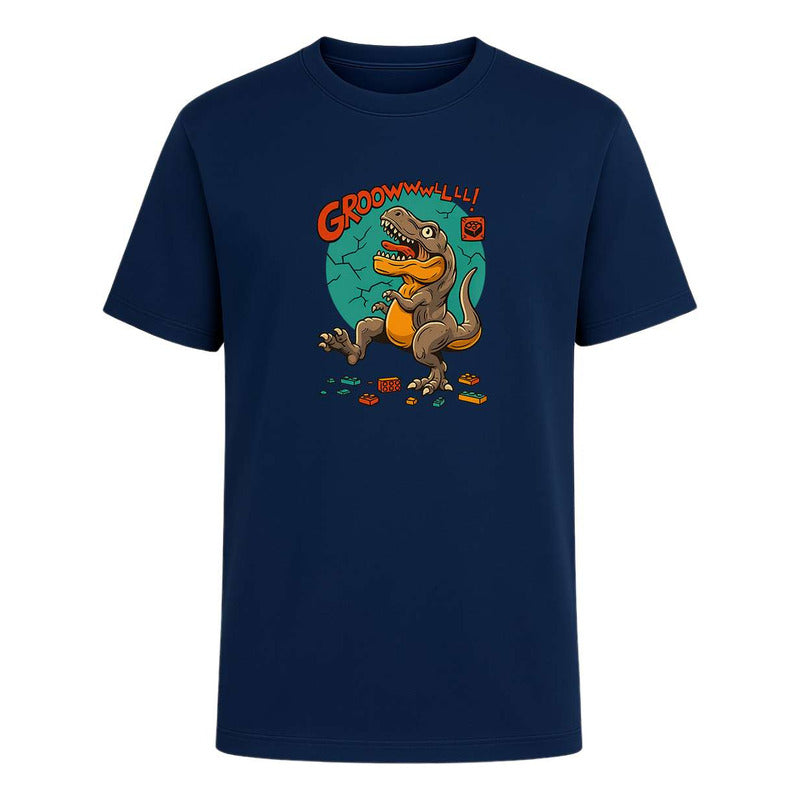 Playera Dinosaurio Pisa Bloques Broma Divertida Meme Unisex