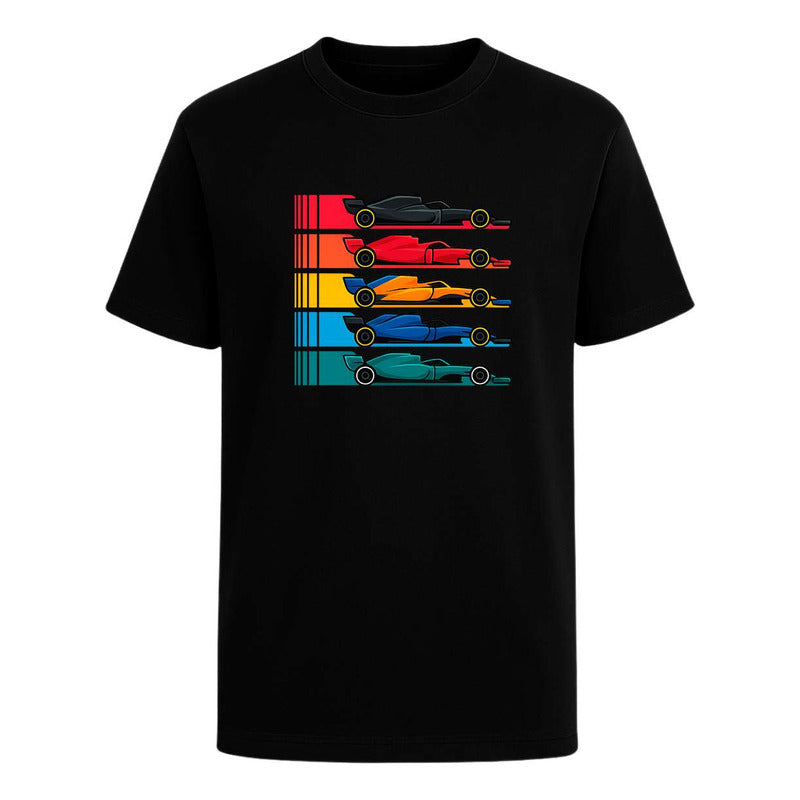 Playera "Autos de Carrera" Estilo Fórmula - Infantil