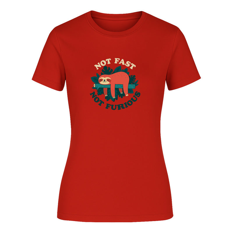 Playera "Not Fast Not Furious" Oso Perezoso - Dama