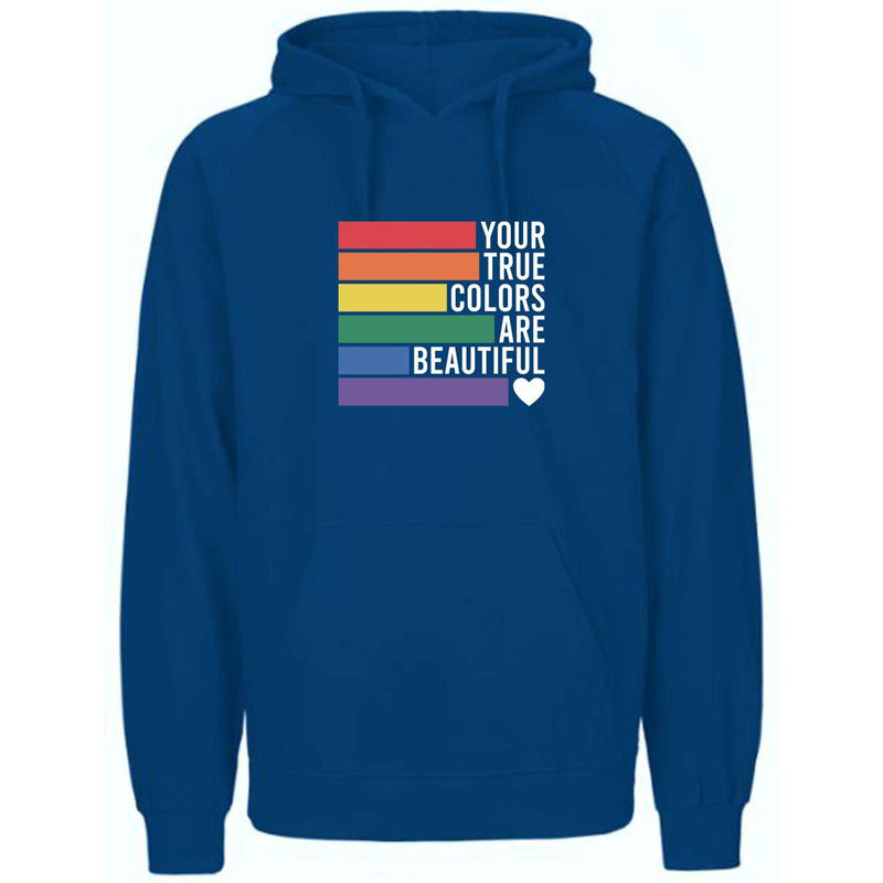 Sudadera Arcoíris Lgbt Orgullo Frase Tus Verdaderos Colores