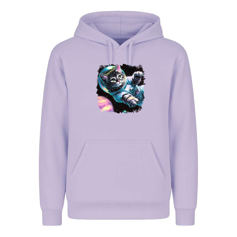 Sudadera Gato Astronauta Galaxia Acuarela Sci-fi Infantil
