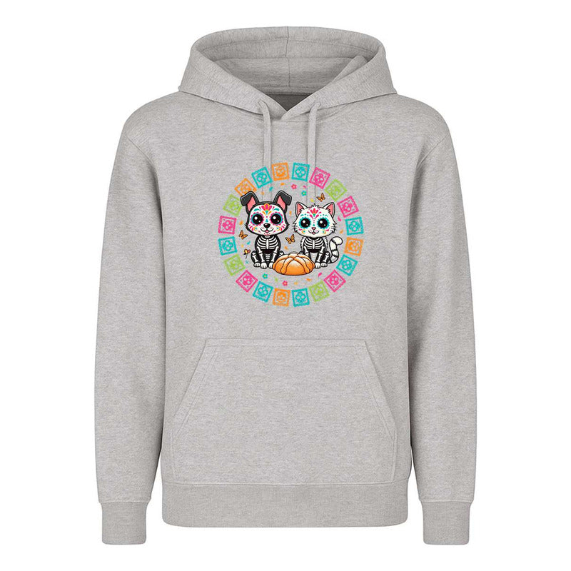 Sudadera Gato Y Perro Día De Muertos Pan De Muerto Infantil