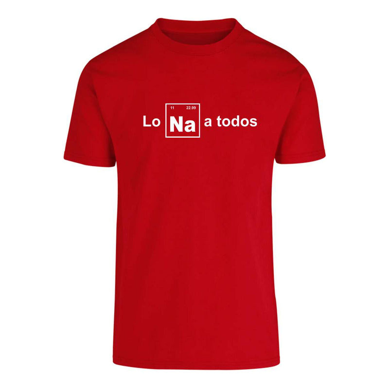 Playera divertida KreaLab Los Odio a Todos para caballero, diseño con texto humorístico en algodón azul claro